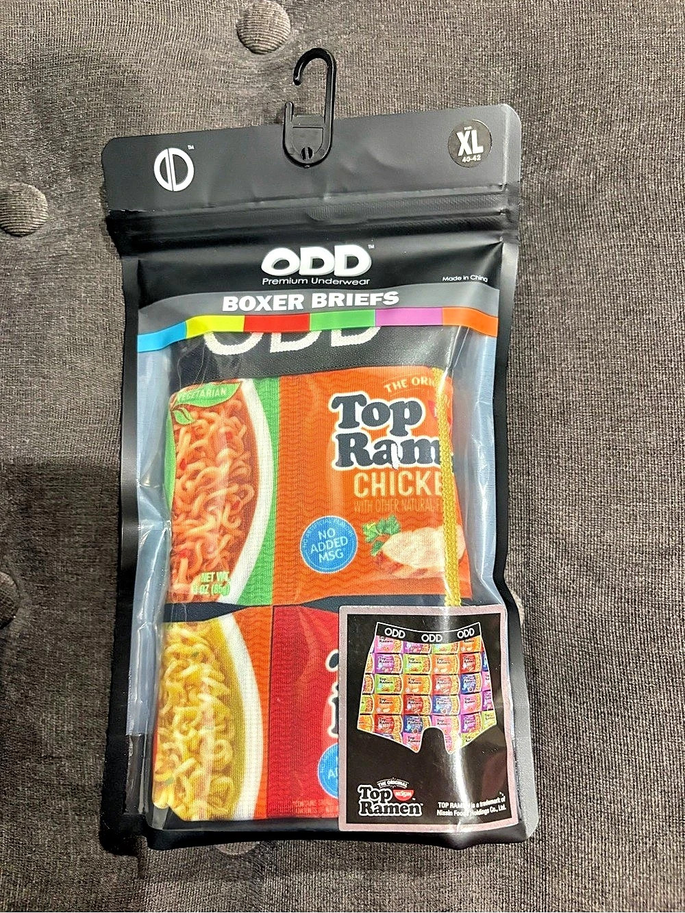 ODD Top Ramen Chicken Boxer Briefs XL NWT